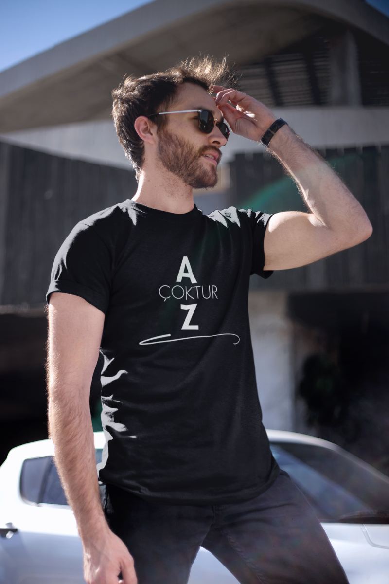 Unisex Erkek/Kadın Özel Baskılı Modern Fit %100 Pamuk Bisiklet Yaka T-Shirt — Siyah [stokoz:eJqapDXgPF1WMJxqIjnL%3ASiyah%3A3%3Ab7wj14]
