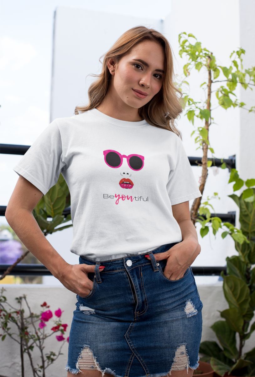 Kadın Özel Baskılı Modern Fit %100 Pamuk Bisiklet Yaka T-Shirt — Beyaz [stokoz:DDcqEolnW32djj7ScYdL%3ABeyaz%3A3%3Aal9pmu]