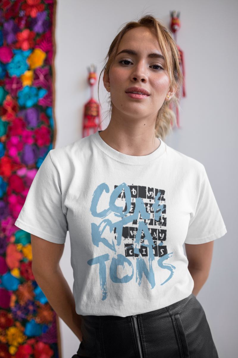 KADIN Özel Baskılı Modern Fit %100 Pamuk Bisiklet Yaka T-Shirt — Beyaz [stokoz:6iTumBjsLbEnRuVp28yT%3ABeyaz%3A3%3A1jfdc87]