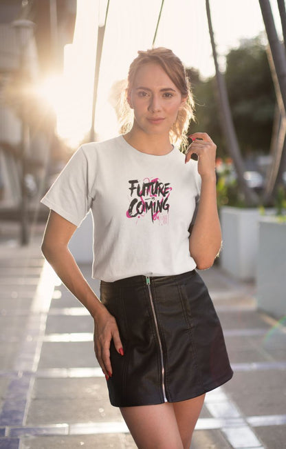 Kadın Özel Baskılı Modern Fit %100 Pamuk Bisiklet Yaka T-Shirt — Beyaz [stokoz:LIcP1OcLlSlTcN5pH5UX%3ABeyaz%3A2%3A4hsb4m]