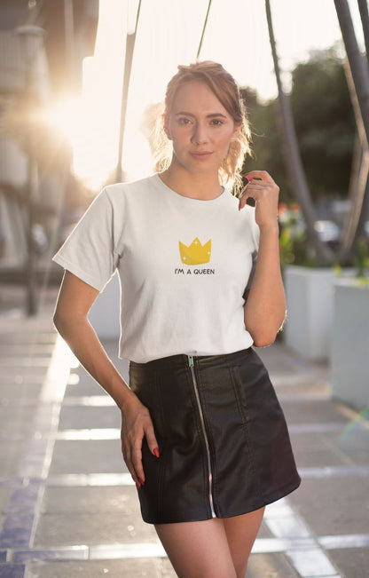 Kadın Özel Baskılı Modern Fit %100 Pamuk Bisiklet Yaka T-Shirt — Beyaz [stokoz:0w2ULurtkUBgTQkeE4dB%3ABeyaz%3A1%3A1s0m1zw]