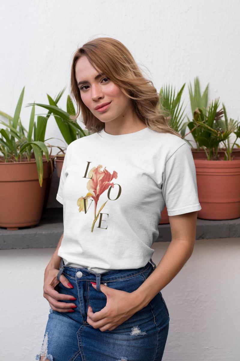 Kadın Özel Baskılı Modern Fit %100 Pamuk Bisiklet Yaka T-Shirt — Beyaz [stokoz:9E1QT0zYUlvEAvTQkaUl%3ABeyaz%3A1%3A10m9nus]