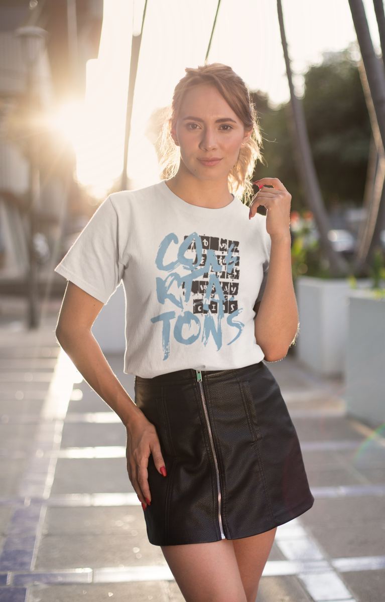 KADIN Özel Baskılı Modern Fit %100 Pamuk Bisiklet Yaka T-Shirt — Beyaz [stokoz:6iTumBjsLbEnRuVp28yT%3ABeyaz%3A2%3Ar0skh6]
