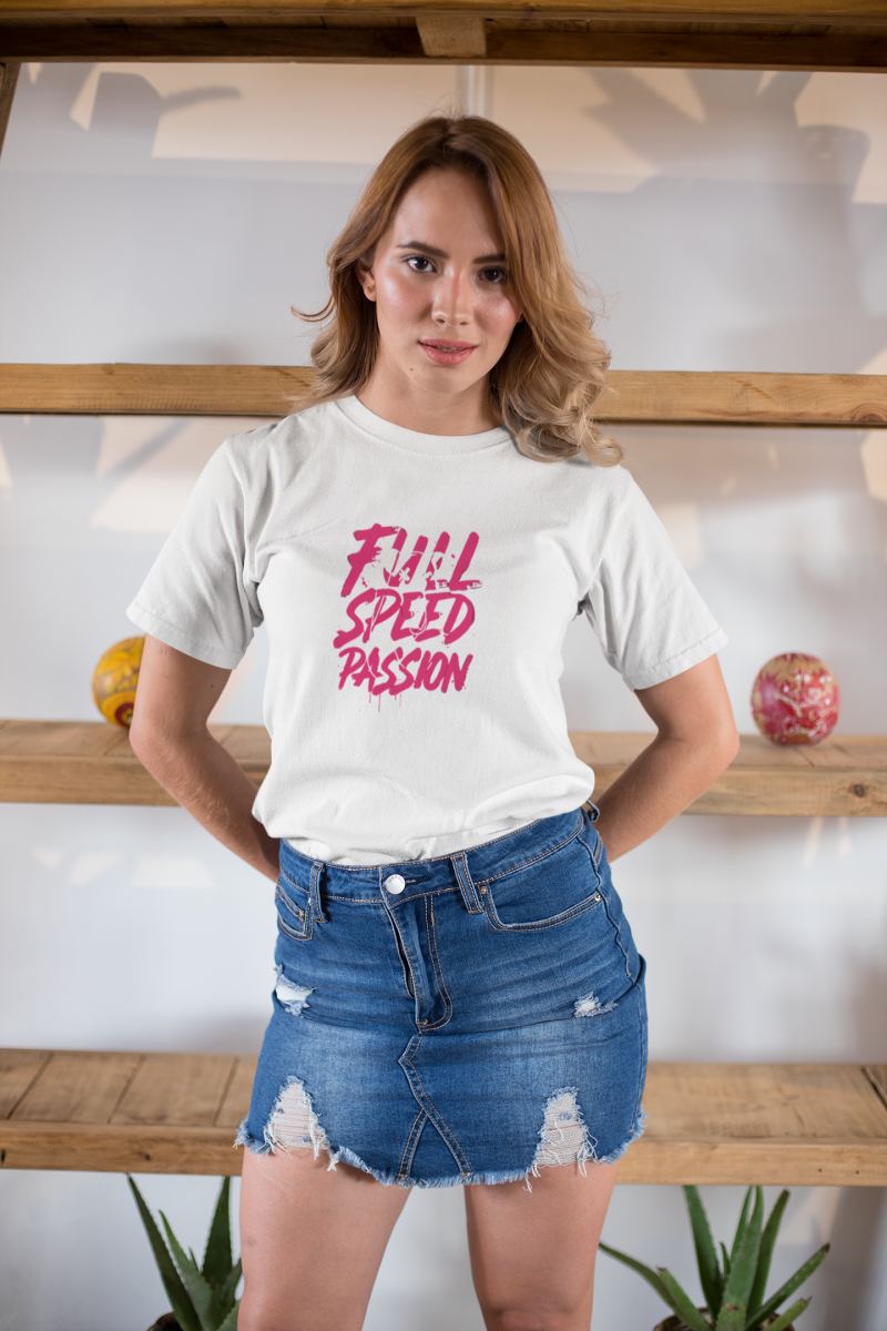 Kadın Özel Baskılı Modern Fit %100 Pamuk Bisiklet Yaka T-Shirt — Beyaz [stokoz:Gk5iy2UEhw6ARnQ99uE1%3ABeyaz%3A3%3Aapny34]