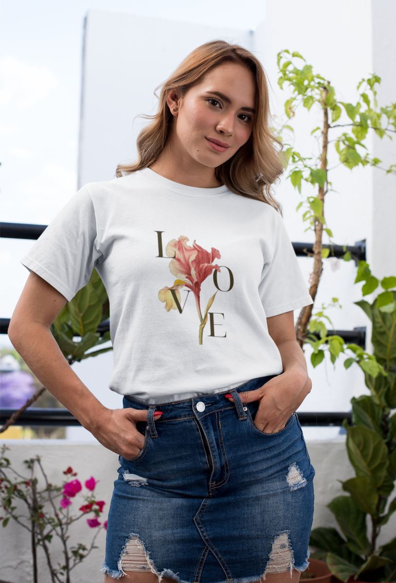 Kadın Özel Baskılı Modern Fit %100 Pamuk Bisiklet Yaka T-Shirt — Beyaz [stokoz:9E1QT0zYUlvEAvTQkaUl%3ABeyaz%3A0%3Ajstek5]