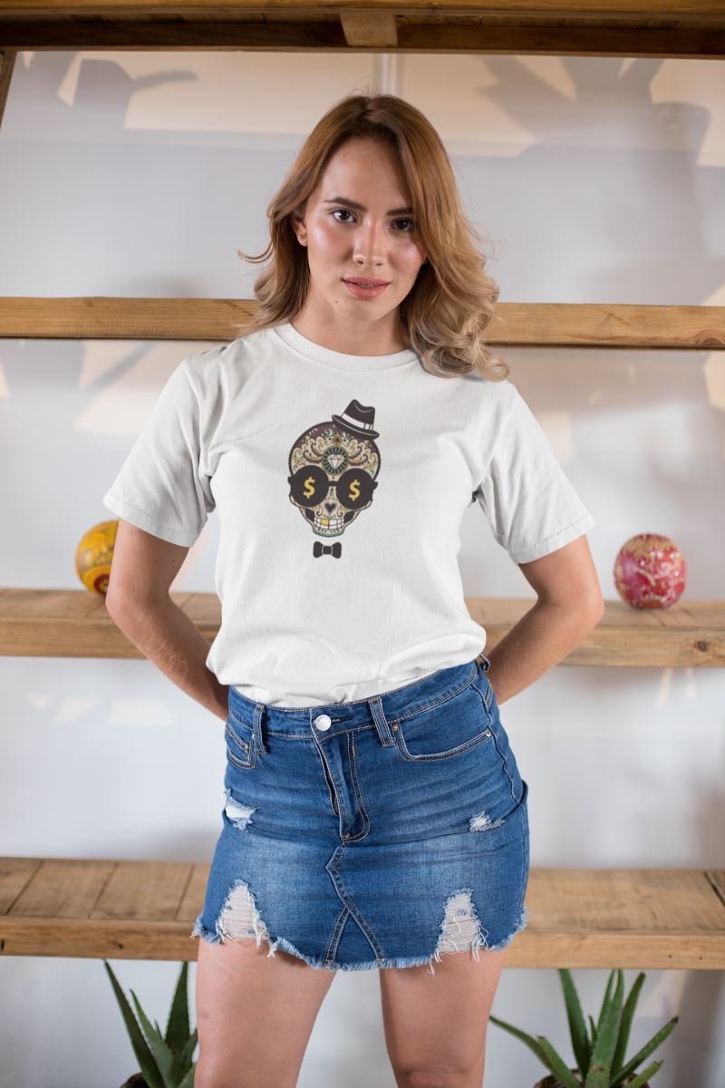 Kadın Özel Baskılı Modern Fit %100 Pamuk Bisiklet Yaka T-Shirt — Beyaz [stokoz:L9rwi7pTzbLGyJbfjgrM%3ABeyaz%3A2%3A12fis6k]