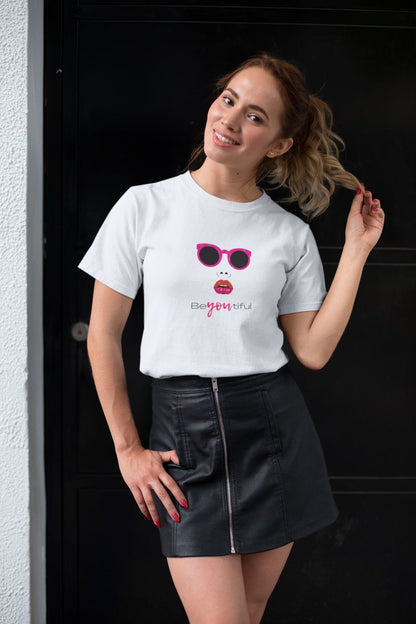 Kadın Özel Baskılı Modern Fit %100 Pamuk Bisiklet Yaka T-Shirt — Beyaz [stokoz:DDcqEolnW32djj7ScYdL%3ABeyaz%3A2%3Adkqi32]
