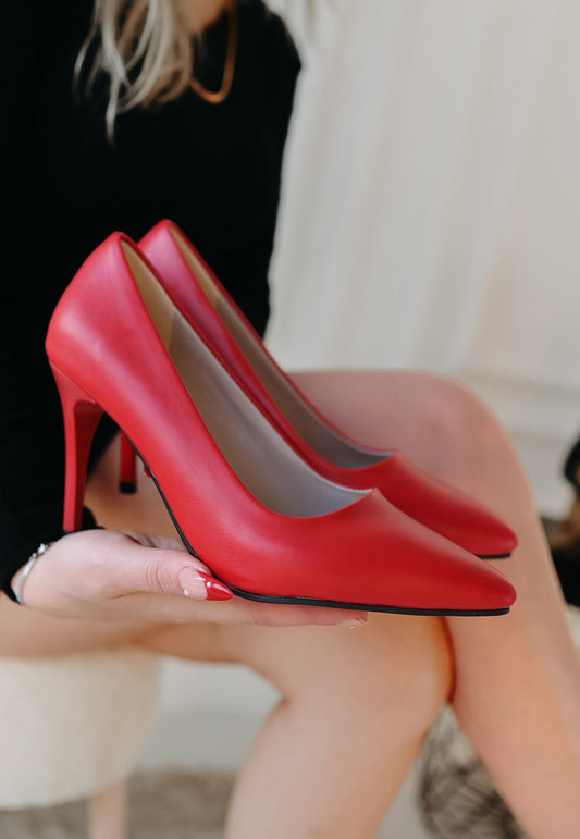 Jilya Kırmızı Cilt Stiletto Ayakkabı — Kırmızı [stokoz:kZ8gE5jGS5WnRAyzBQy2%3AK%C4%B1rm%C4%B1z%C4%B1%3A0%3Arakz5e]