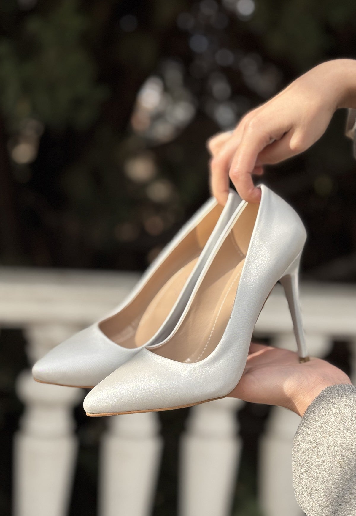 Hillar Gümüş Saten Stiletto Ayakkabı — Gümüş 2 [stokoz:kBFGsEOooLjDmLnTaZ3D%3AG%C3%BCm%C3%BC%C5%9F%202%3A1%3A2x6mva]