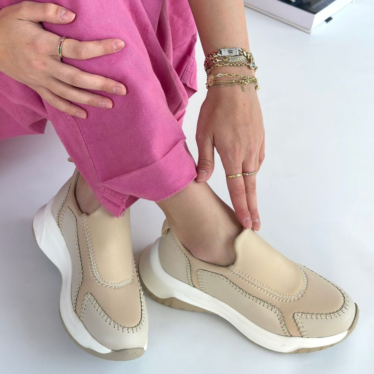Kendy Bej Cilt Spor Ayakkabı — Bej [stokoz:paJByt1xGDEQO2w7VDS9%3ABej%3A3%3A15p6rq9]