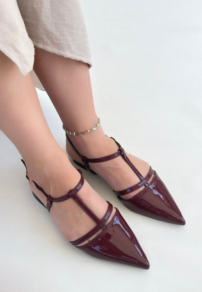 Canca Bordo Rugan Babet Ayakkabı — Bordo [stokoz:ZTt2MzqZlxV3pKzngnFW%3ABordo%3A1%3At9ylm5]