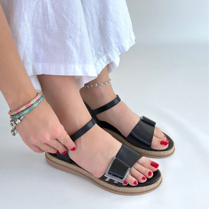 Andana Siyah Cilt Sandalet — Siyah [stokoz:XxkXrcGg8OxHetOsbm40%3ASiyah%3A3%3Amvih72]