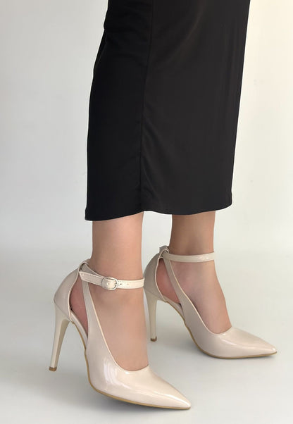 Wenni Bej Rugan Stiletto Ayakkabı — Bej [stokoz:h1wzjhiwegfTGu4jFX89%3ABej%3A2%3A1rjdzsx]