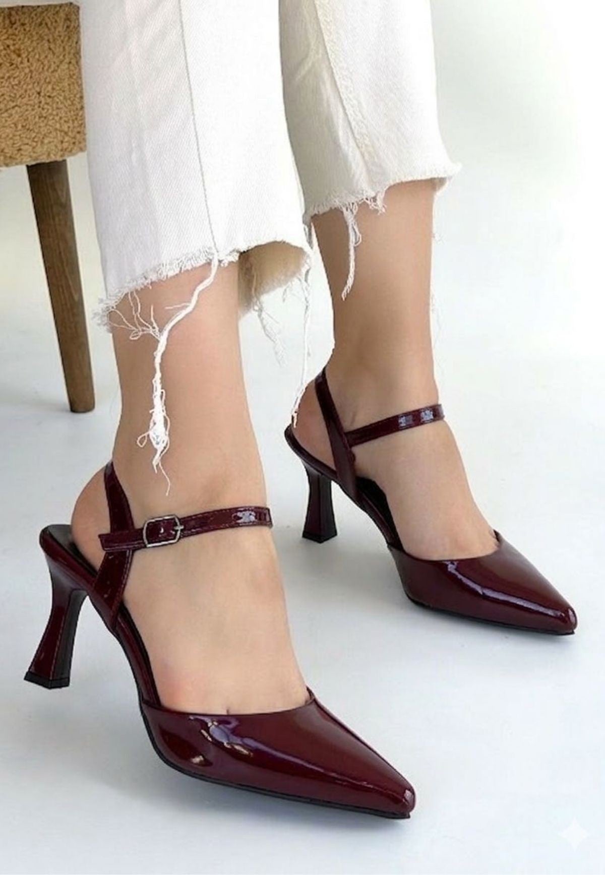 Suden Bordo Rugan Topuklu Ayakkabı — Bordo [stokoz:7jRG7vCY8XtEfR7wfpcx%3ABordo%3A1%3A38alkc]