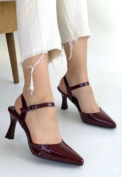 Suden Bordo Rugan Topuklu Ayakkabı — Bordo [stokoz:7jRG7vCY8XtEfR7wfpcx%3ABordo%3A1%3A38alkc]