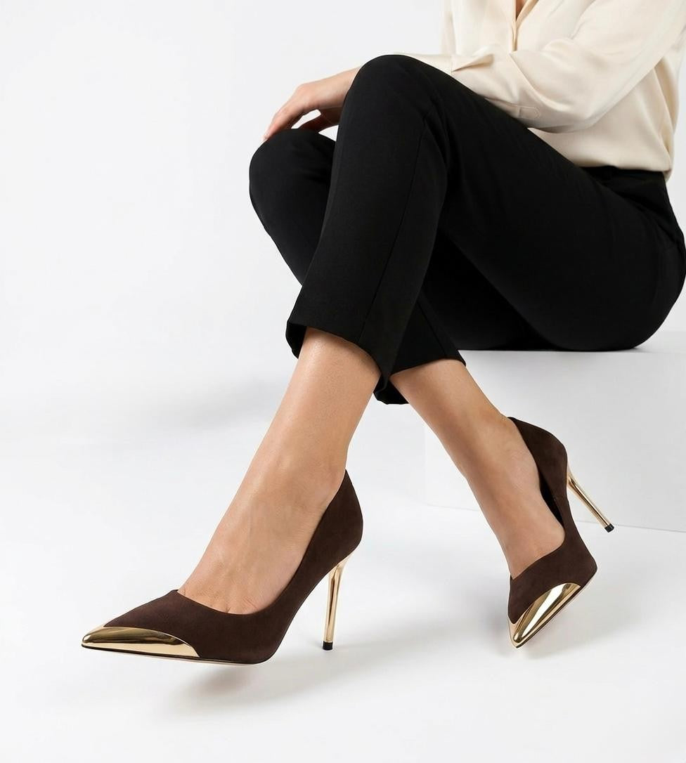 Alis Kahverengi Saten Stiletto Ayakkabı — Kahverengi [stokoz:IwZiMLykwBWFr9VcSDg3%3AKahverengi%3A0%3Ay04rsv]