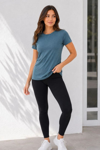 Kadın Basic Tişört Bisiklet Yaka Kısa Kol Günlük Yazlık Slim fit T-Shirt - Füme — Füme [stokoz:9d716C5B9Kx0kVOaRIPK%3AF%C3%BCme%3A1%3A1hhczgk]