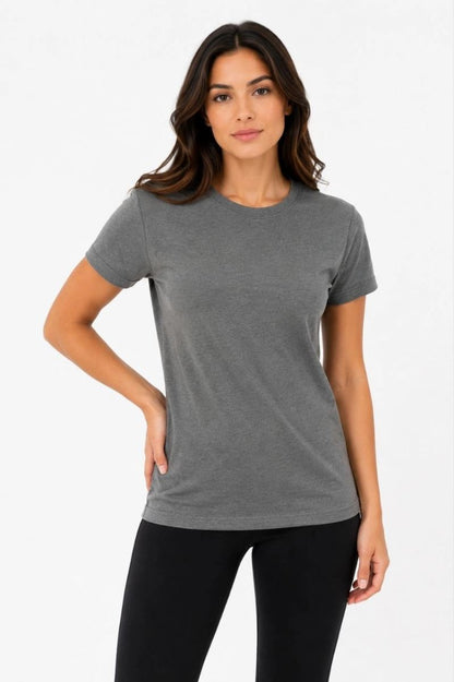 Kadın Basic Tişört Bisiklet Yaka Kısa Kol Günlük Yazlık Slim fit T-Shirt - Antrasit — Antrasit [stokoz:VUX7h1dntsQz6Tv7EkTX%3AAntrasit%3A1%3Ap3rxv6]