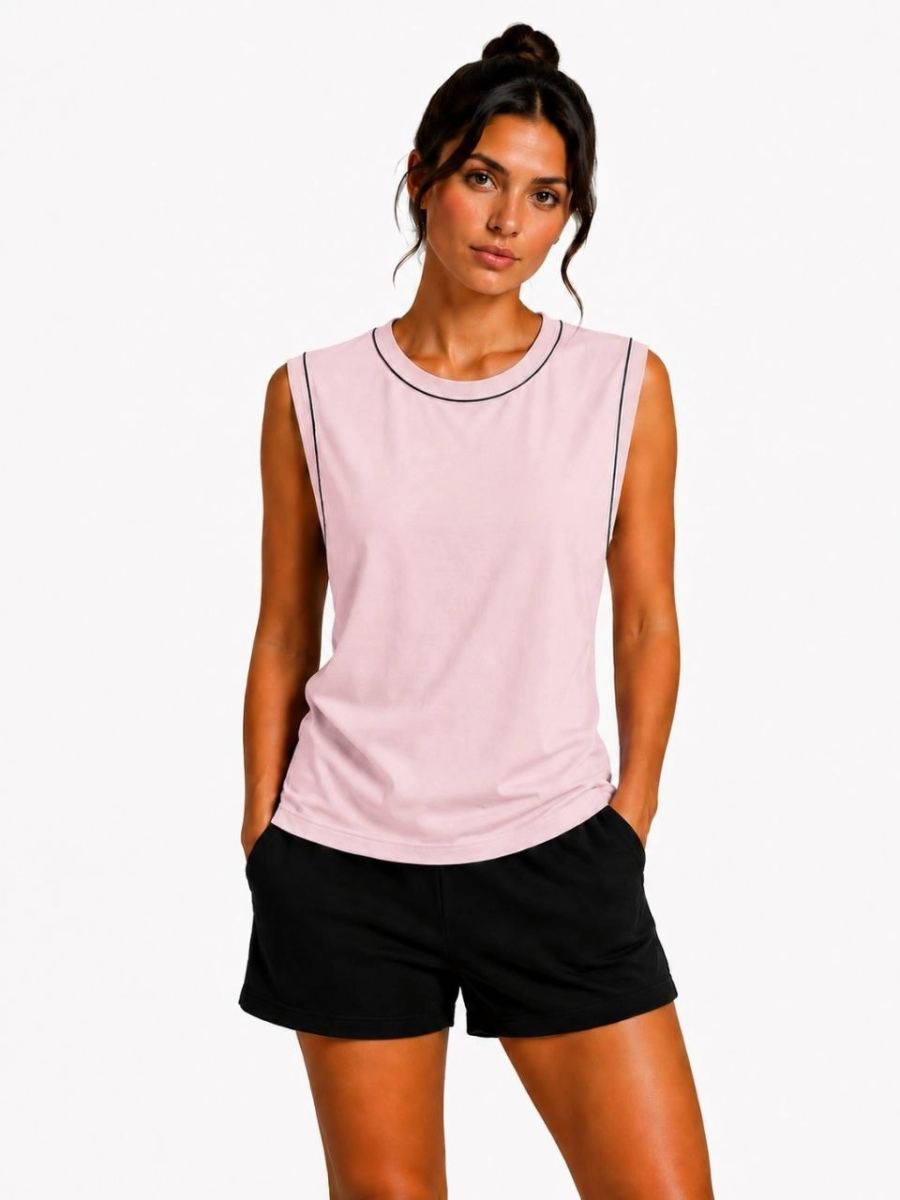 Kadın 3’lü Kolsuz Sporcu Atlet Seti Yazlık Bisiklet Yaka - Siyah, Turkuaz, Pembe — Çok Renkli [stokoz:lEiYX4ZmXEeawMHC0Sj3%3A%C3%87ok%20Renkli%3A3%3Ajni71c]