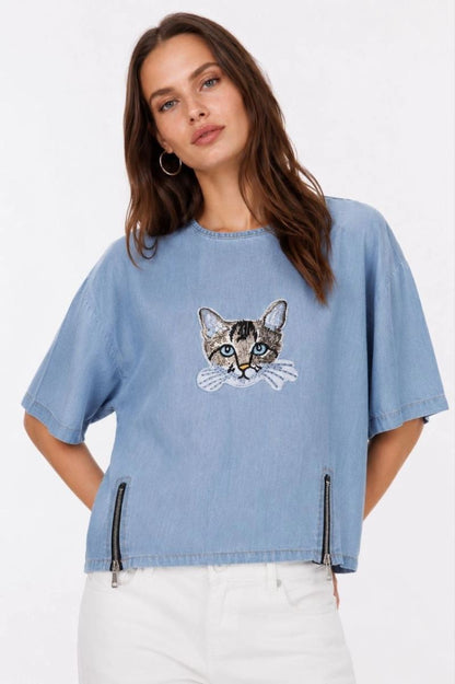 Erkek Baskılı T-Shirt Kısa Kol Bisiklet Yaka Rahat Kalıp Tişört - Mavi — Mavi [stokoz:wBIbKMWxtmXHRlw87X31%3AMavi%3A0%3Akn4f2z]