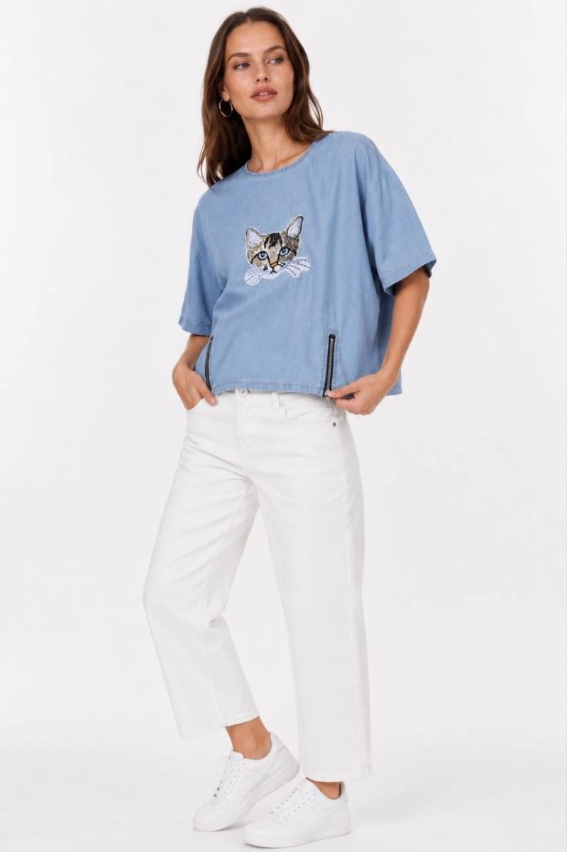 Erkek Baskılı T-Shirt Kısa Kol Bisiklet Yaka Rahat Kalıp Tişört - Mavi — Mavi [stokoz:wBIbKMWxtmXHRlw87X31%3AMavi%3A2%3Atw4uc1]