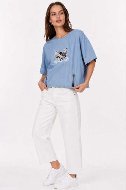 Erkek Baskılı T-Shirt Kısa Kol Bisiklet Yaka Rahat Kalıp Tişört - Mavi — Mavi [stokoz:wBIbKMWxtmXHRlw87X31%3AMavi%3A2%3Atw4uc1]