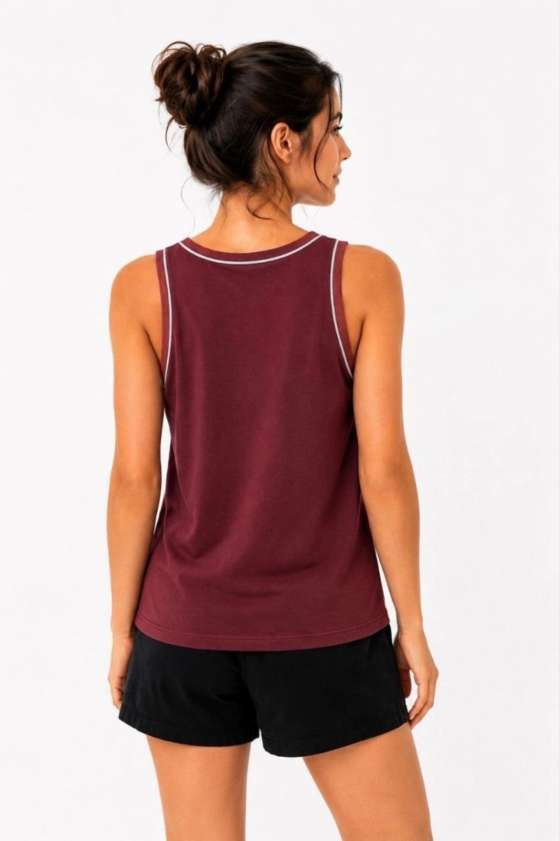 Kadın Sporcu Atlet Bisiklet Yaka Kolsuz Yazlık Atlet - Bordo — Bordo [stokoz:ZoJpFfn6rvoYR5vyd9dl%3ABordo%3A2%3A67q39h]